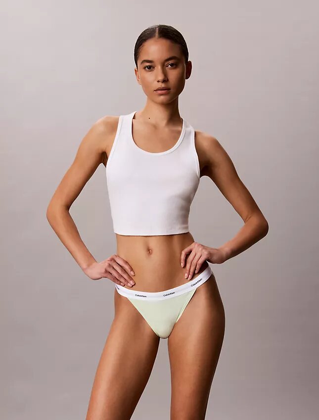 Cotton Stretch ribbineule 3-pakkaus string-Bikini Cotton Stretch ribbineule 3-pakkaus string-Bikini