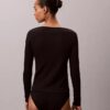 Cotton Stretch ribbineuleinen Henley-T-paita Cotton Stretch ribbineuleinen Henley-T-paita