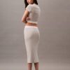 Cotton Stretch ribbineuleinen lyhythihainen t-paita