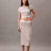 Cotton Stretch ribbineuleinen lyhythihainen t-paita