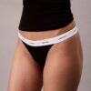 Cotton Stretch ribbineuleinen Thong-tanga Cotton Stretch ribbineuleinen Thong-tanga