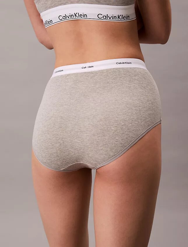 Cotton Stretch ribbineulos, korkea vyötärö Cotton Stretch ribbineulos, korkea vyötärö