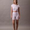 Cotton Stretch ribbineulotut pyöräilyshortsit Cotton Stretch ribbineulotut pyöräilyshortsit