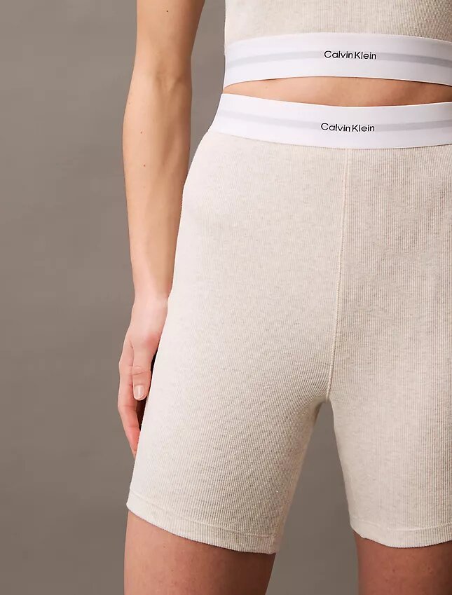 Cotton Stretch ribbineulotut pyöräilyshortsit Cotton Stretch ribbineulotut pyöräilyshortsit