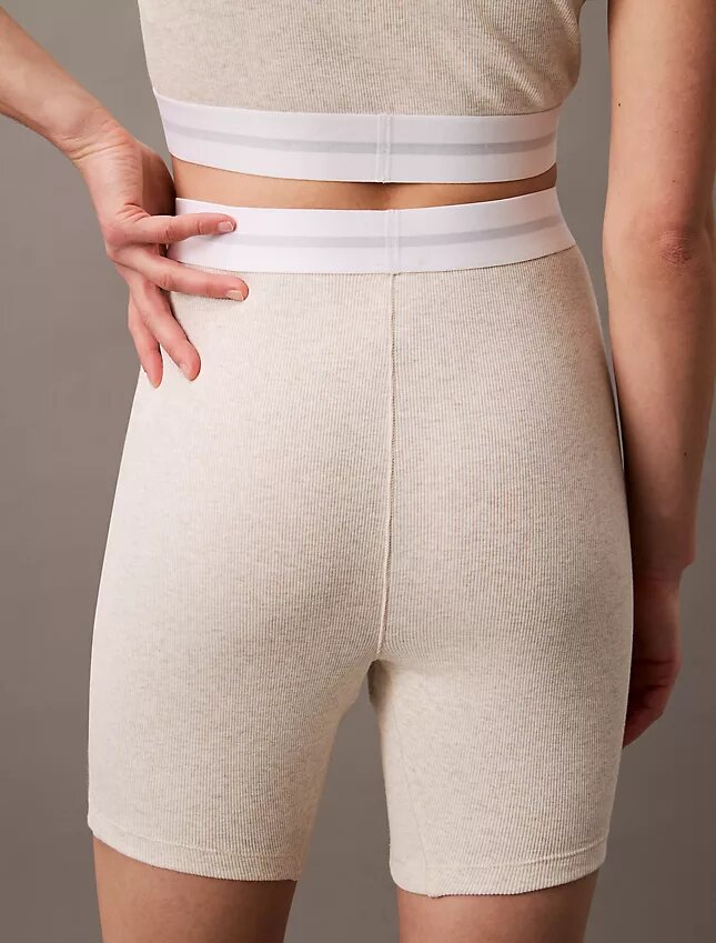 Cotton Stretch ribbineulotut pyöräilyshortsit Cotton Stretch ribbineulotut pyöräilyshortsit