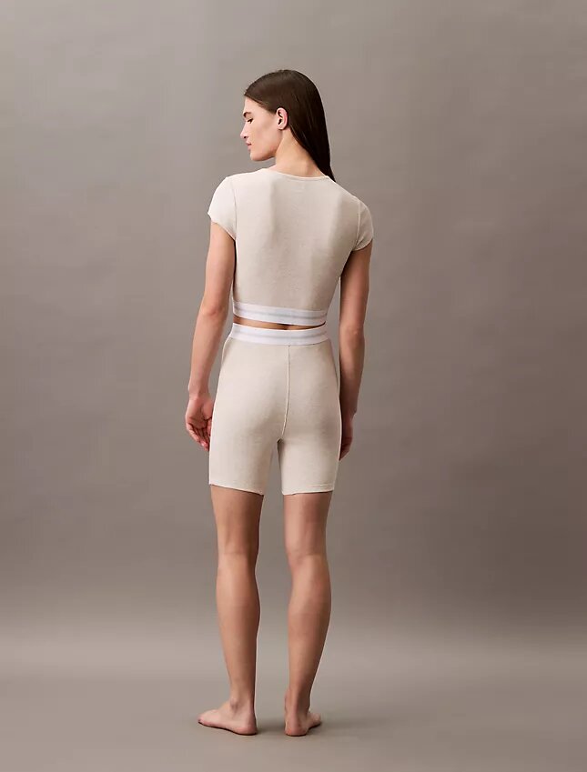 Cotton Stretch ribbineulotut pyöräilyshortsit Cotton Stretch ribbineulotut pyöräilyshortsit