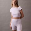Cotton Stretch ribbineulotut pyöräilyshortsit Cotton Stretch ribbineulotut pyöräilyshortsit