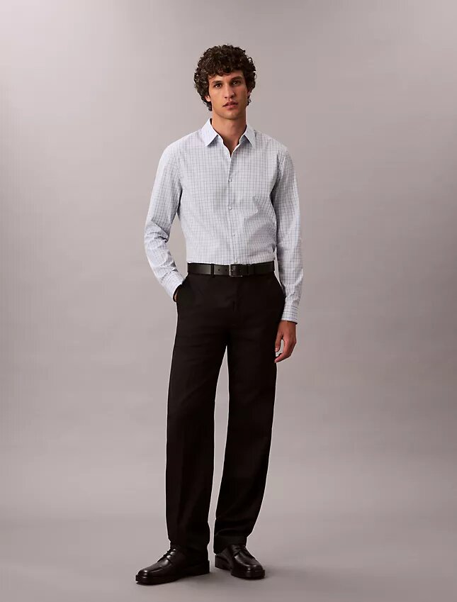 Cotton Stretch ruudullinen slim-fit-paita Cotton Stretch ruudullinen slim-fit-paita