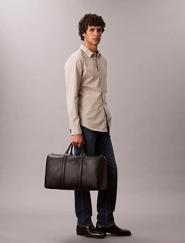 Cotton Stretch ruudullinen slim-fit-paita Cotton Stretch ruudullinen slim-fit-paita
