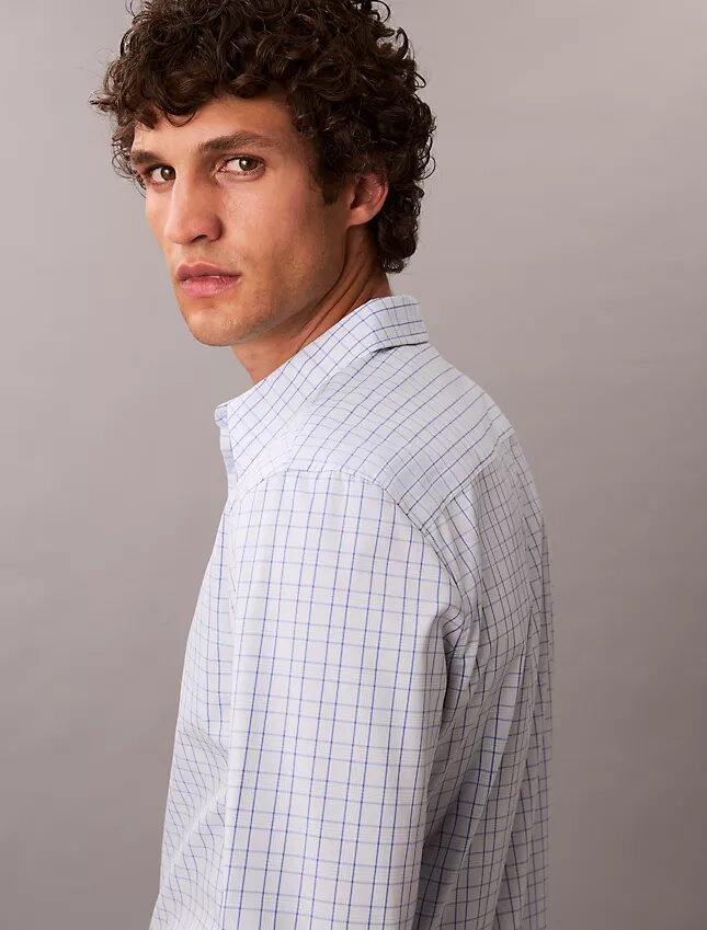 Cotton Stretch ruudullinen slim-fit-paita Cotton Stretch ruudullinen slim-fit-paita