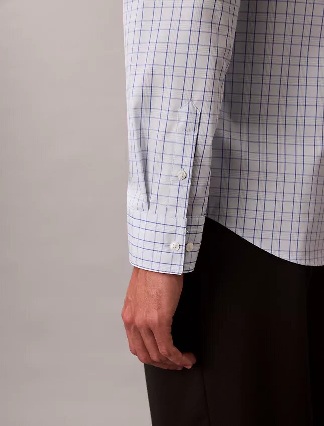Cotton Stretch ruudullinen slim-fit-paita Cotton Stretch ruudullinen slim-fit-paita