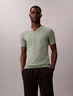Cotton Stretch-sekoitetta oleva 3-pakkaus Slim Fit V-kaula-T-paita