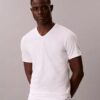 Cotton Stretch-sekoitetta oleva 3-pakkaus Slim Fit V-kaula-T-paita