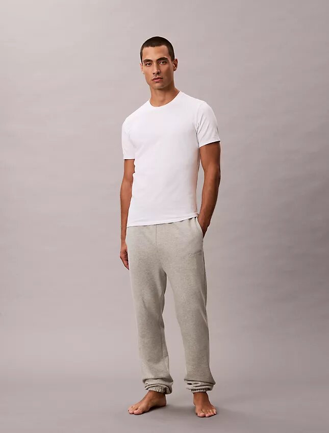 Cotton Stretch-sekoitus 3-pakkaus Slim Fit -pyöreäkaulainen T-paita Cotton Stretch-sekoitus 3-pakkaus Slim Fit -pyöreäkaulainen T-paita