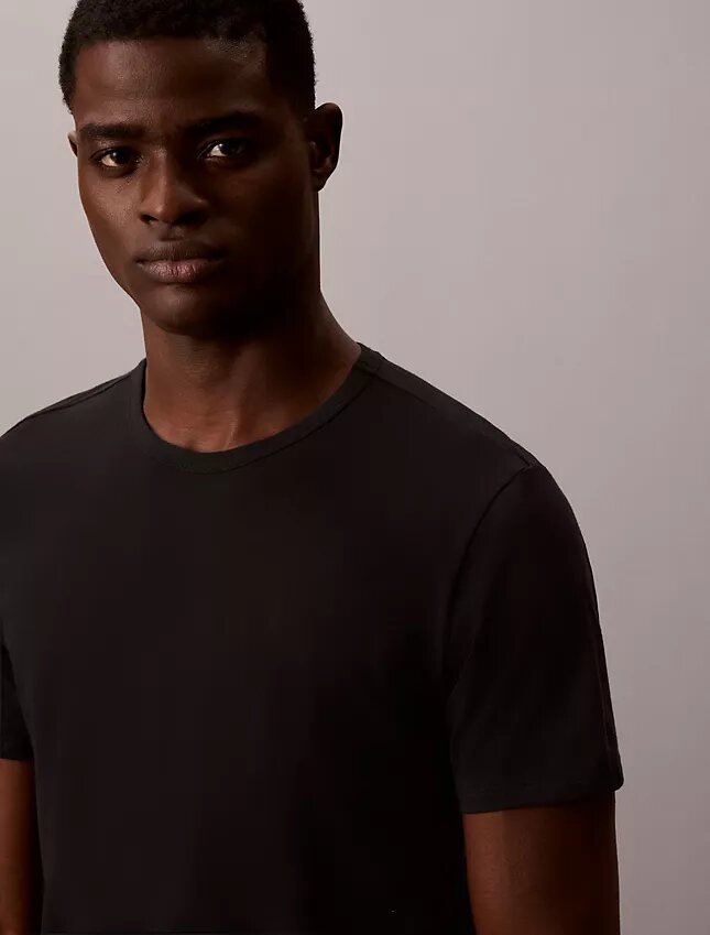 Cotton Stretch-sekoitus 3-pakkaus Slim Fit -pyöreäkaulainen T-paita Cotton Stretch-sekoitus 3-pakkaus Slim Fit -pyöreäkaulainen T-paita
