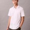 Cotton Stretch slim-fit-paita napit edessä Cotton Stretch slim-fit-paita napit edessä