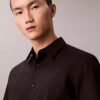 Cotton Stretch slim-fit-paita napit edessä Cotton Stretch slim-fit-paita napit edessä