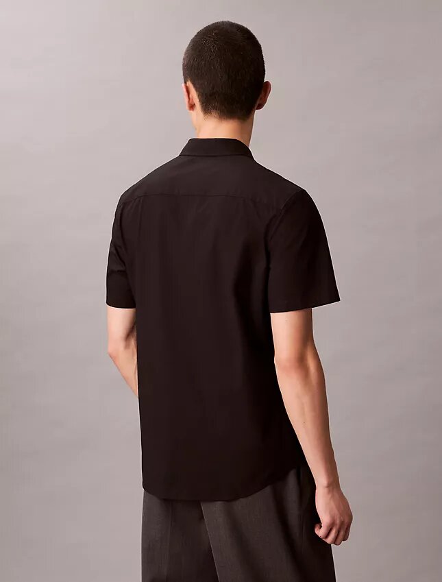 Cotton Stretch slim-fit-paita napit edessä Cotton Stretch slim-fit-paita napit edessä
