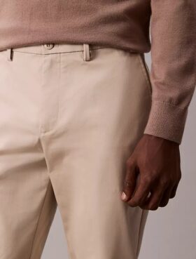 Cotton Stretch slim-housut