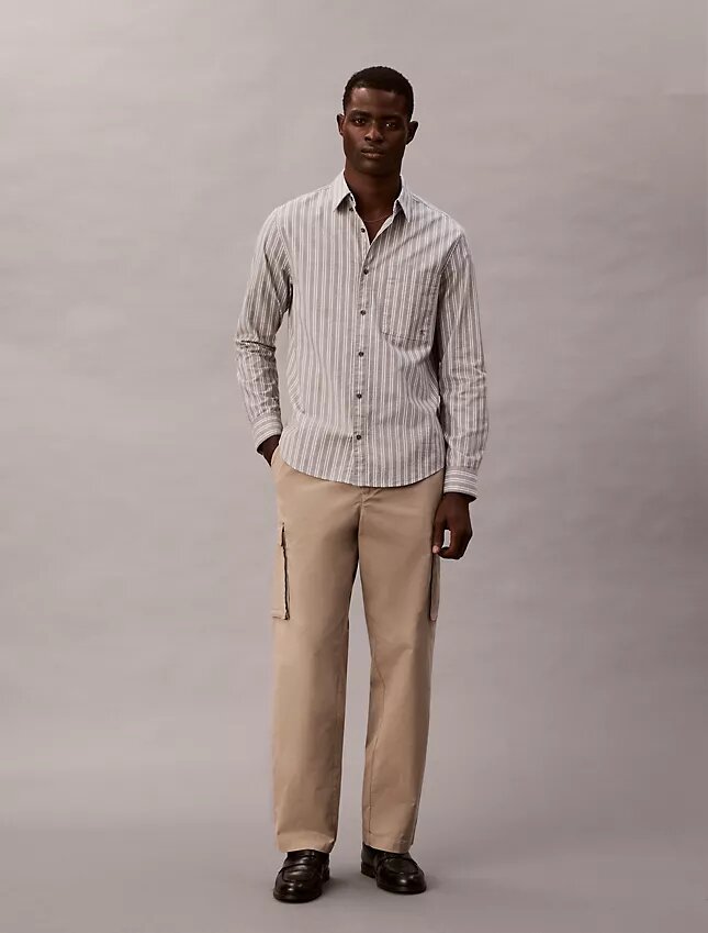 Cotton Stretch suorat cargo-housut Cotton Stretch suorat cargo-housut