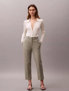 Cotton Stretch suorat chino-housut