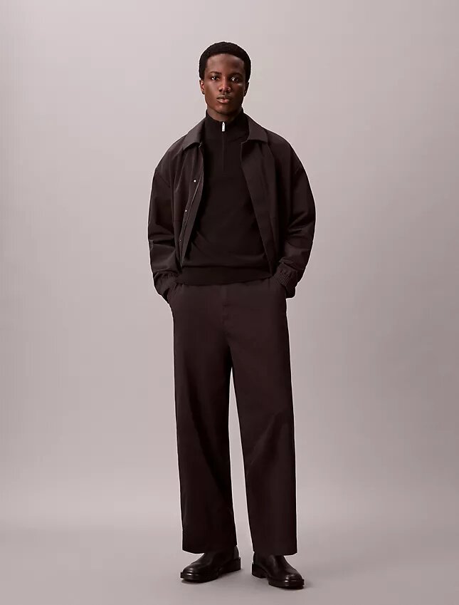 Cotton Stretch twill baggy chino housut Cotton Stretch twill baggy chino housut