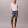 Denim A-linjaiset shortsit Denim A-linjaiset shortsit
