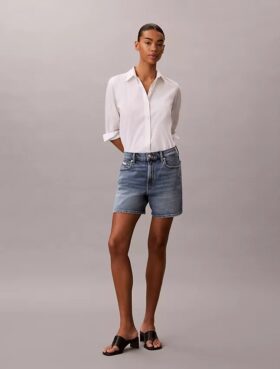 Denim A-linjaiset shortsit Denim A-linjaiset shortsit