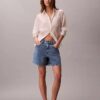 Denim A-linjaiset shortsit Denim A-linjaiset shortsit