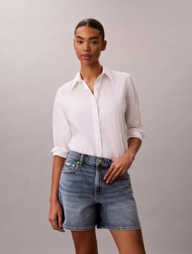 Denim A-linjaiset shortsit Denim A-linjaiset shortsit