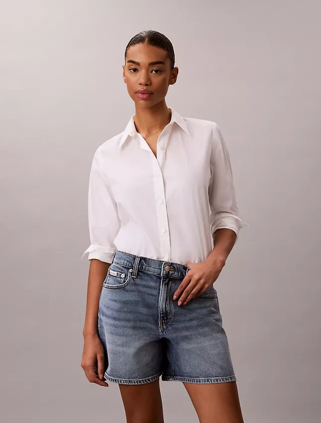 Denim A-linjaiset shortsit Denim A-linjaiset shortsit