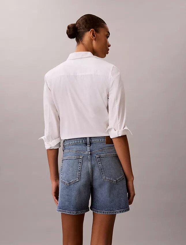 Denim A-linjaiset shortsit Denim A-linjaiset shortsit
