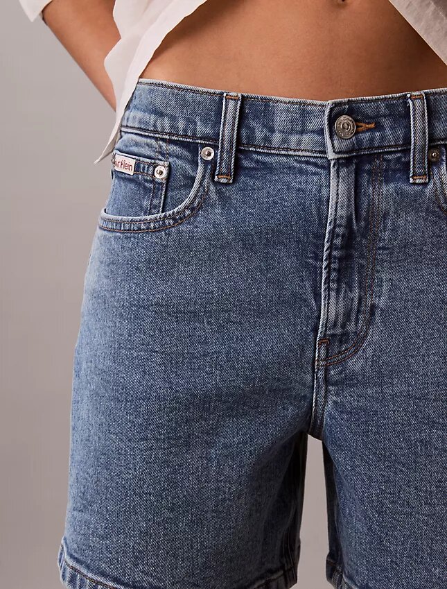 Denim A-linjaiset shortsit Denim A-linjaiset shortsit