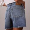 Denim A-linjaiset shortsit Denim A-linjaiset shortsit