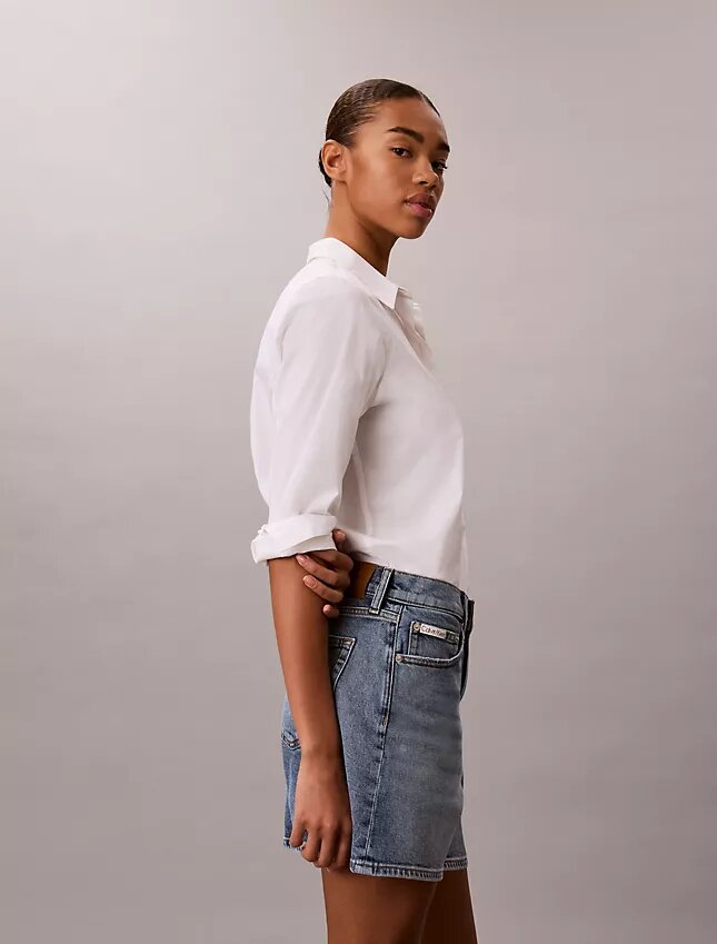 Denim A-linjaiset shortsit Denim A-linjaiset shortsit