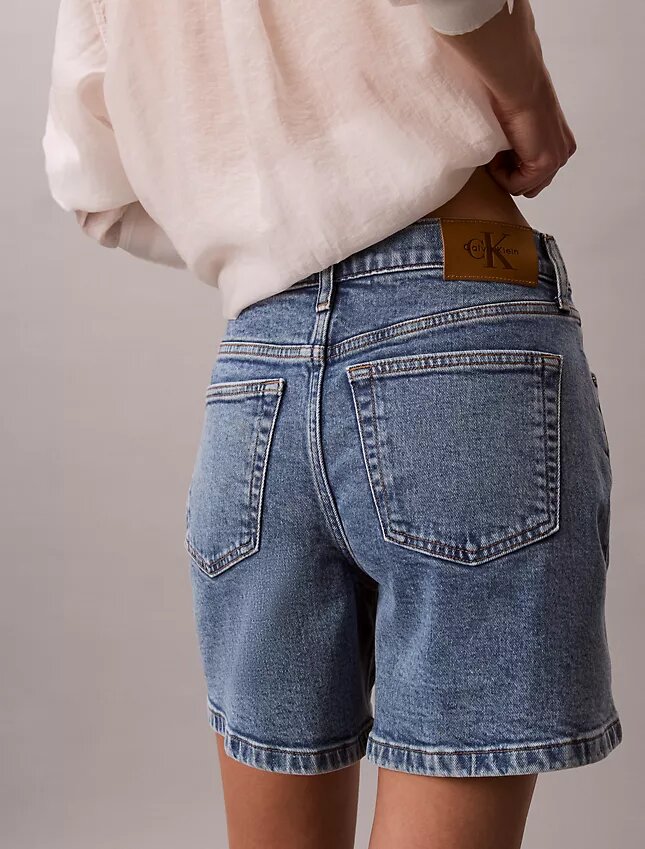 Denim A-linjaiset shortsit Denim A-linjaiset shortsit