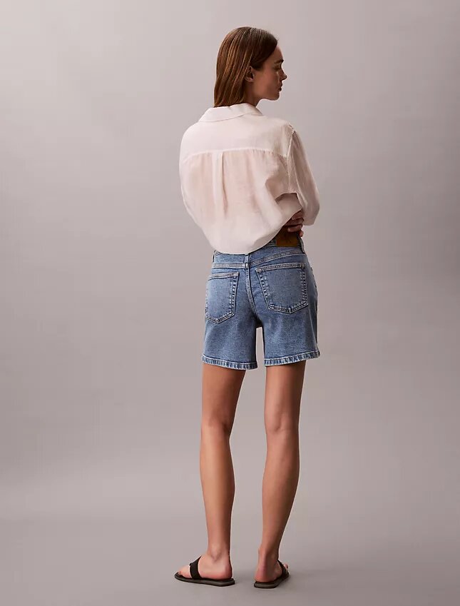 Denim A-linjaiset shortsit Denim A-linjaiset shortsit
