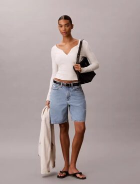 Denim-bermudashortsit Denim-bermudashortsit