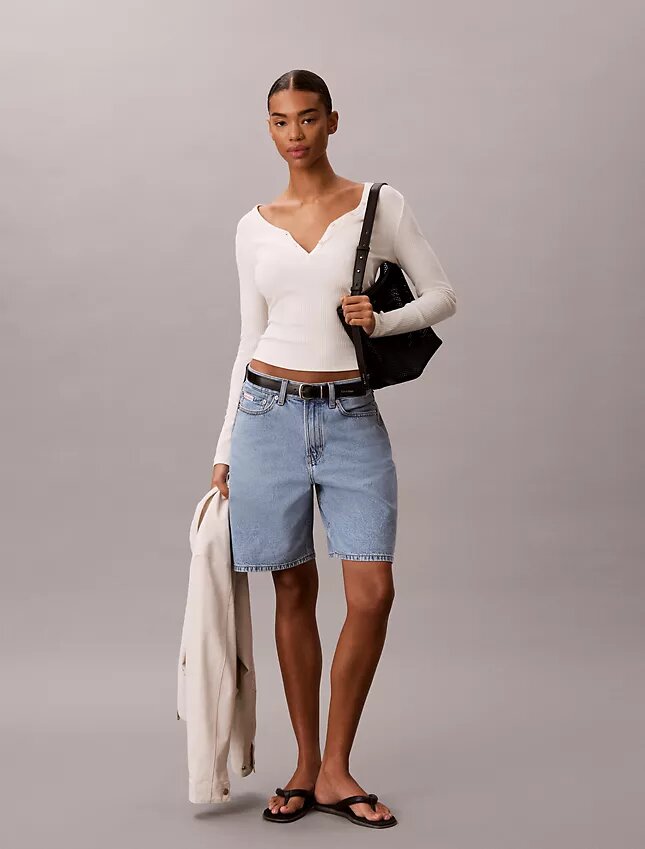 Denim-bermudashortsit Denim-bermudashortsit