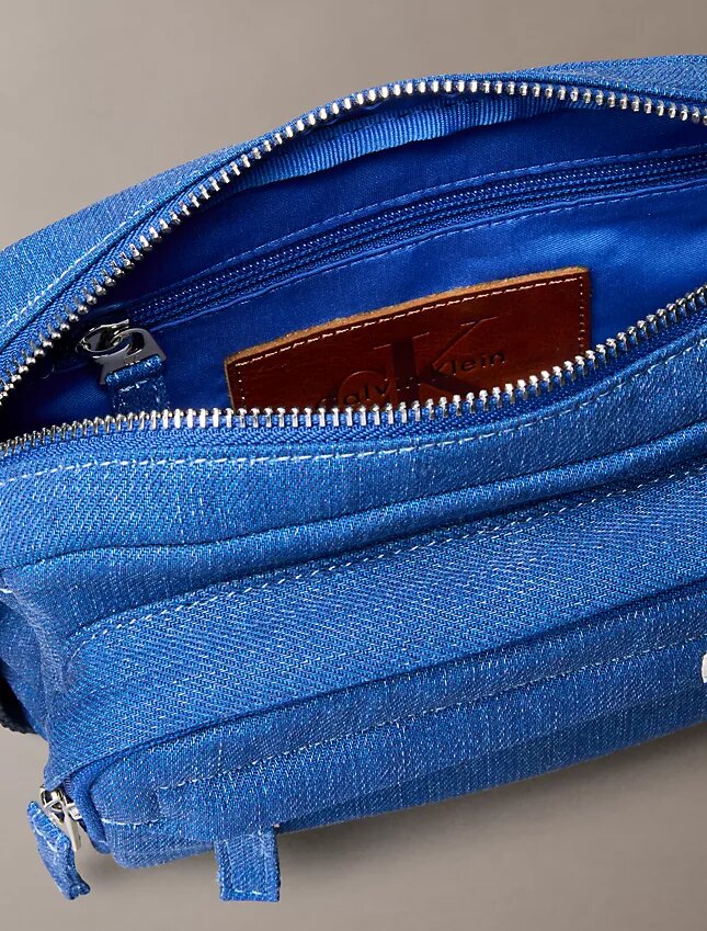 Denim-kameralaukku Denim-kameralaukku