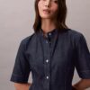 Denim-lyhythihainen mekko Denim-lyhythihainen mekko