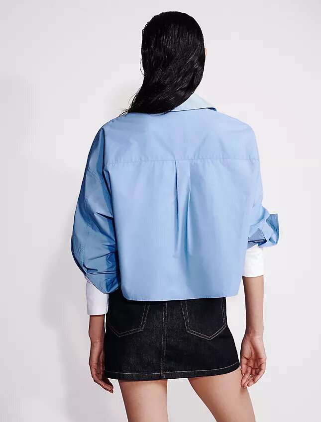 Denim-minihame, epäsymmetrinen vyötärö Denim-minihame, epäsymmetrinen vyötärö