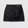 Denim-minihame, epäsymmetrinen vyötärö Denim-minihame, epäsymmetrinen vyötärö
