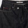 Denim-minihame, epäsymmetrinen vyötärö Denim-minihame, epäsymmetrinen vyötärö