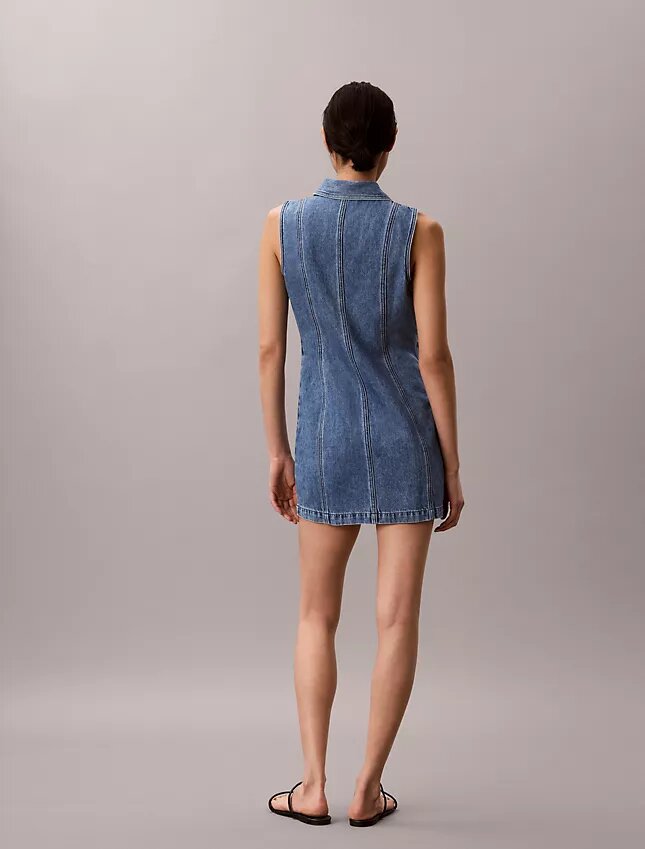 Denim-saumainen minihame Denim-saumainen minihame