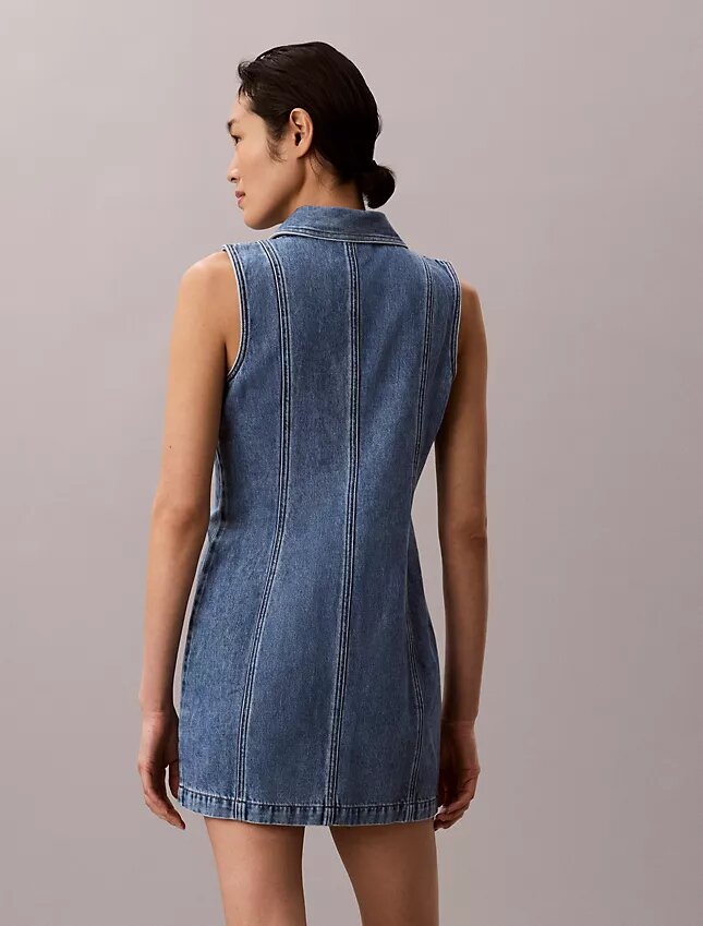 Denim-saumainen minihame Denim-saumainen minihame