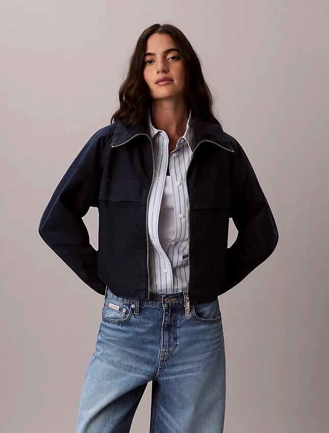 Denim-tuulitakki Denim-tuulitakki