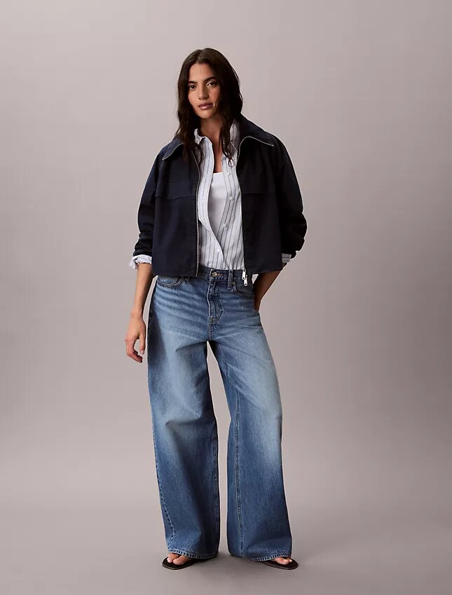 Denim-tuulitakki Denim-tuulitakki