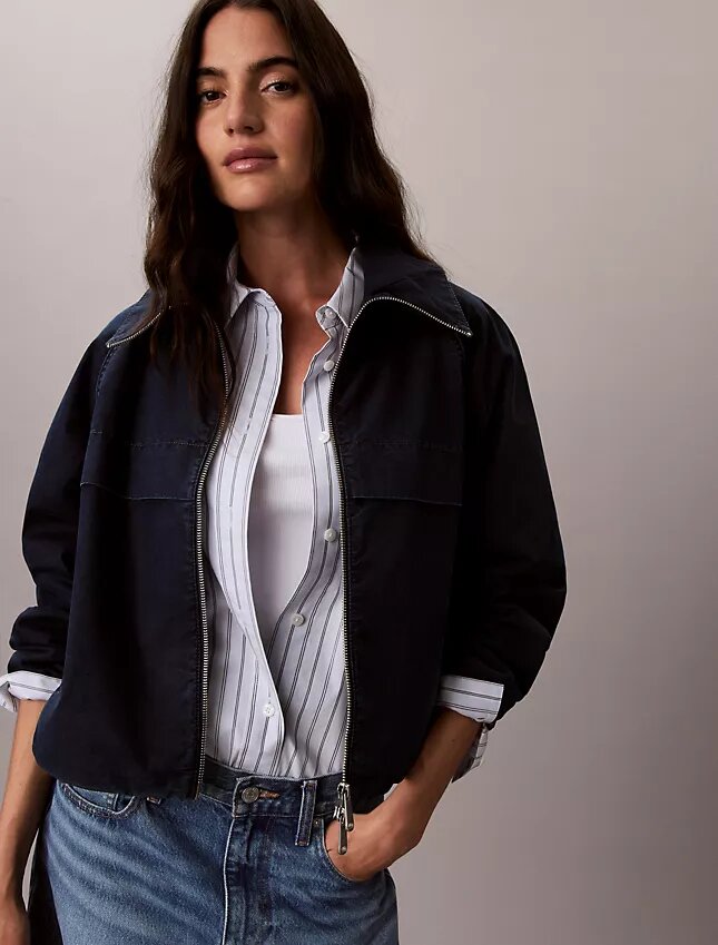Denim-tuulitakki Denim-tuulitakki