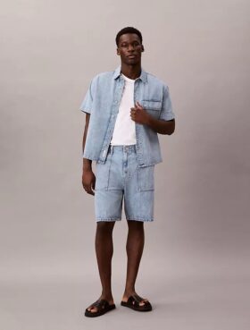 Denim-työshortsit